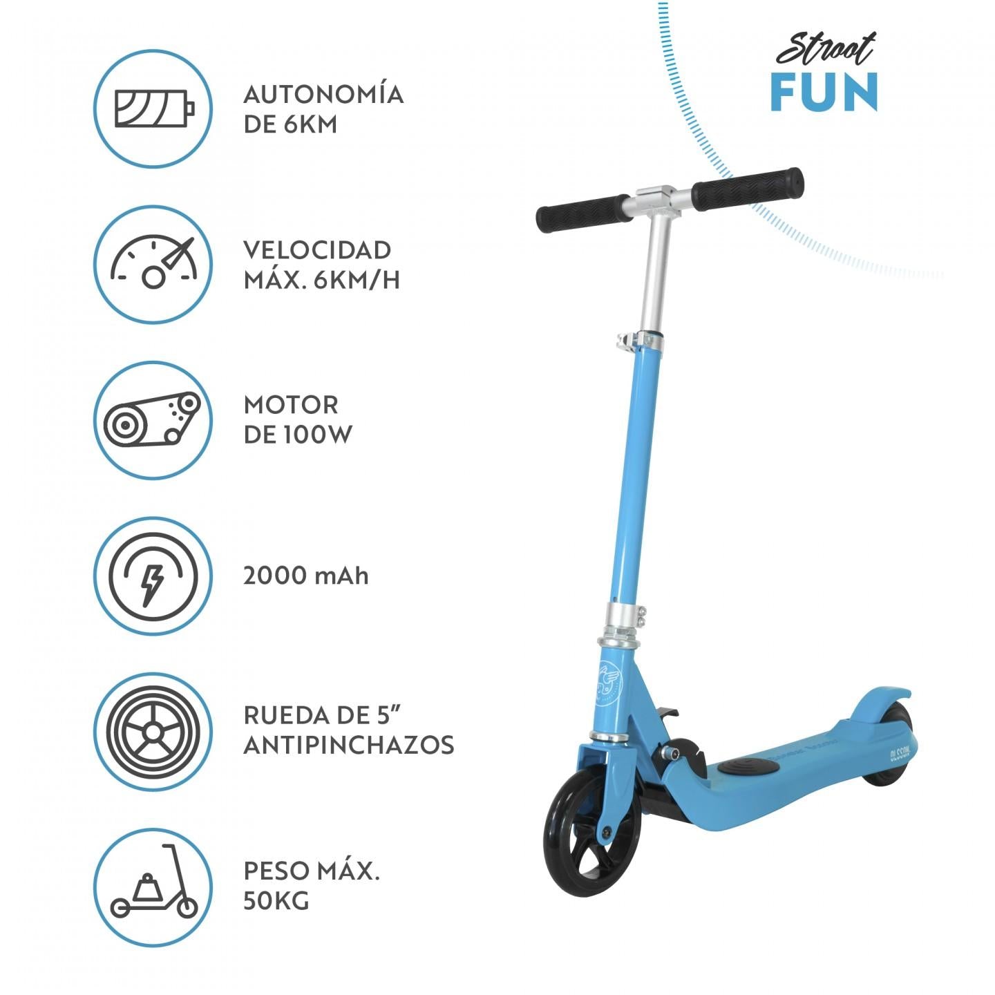Olsson Fun Scooter Elétrica Azul