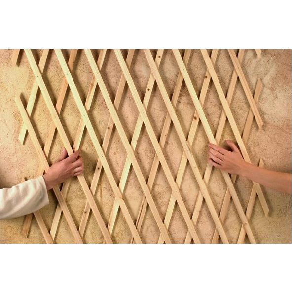 Trelliwood Nortene treliça extensível de madeira 1x2 m