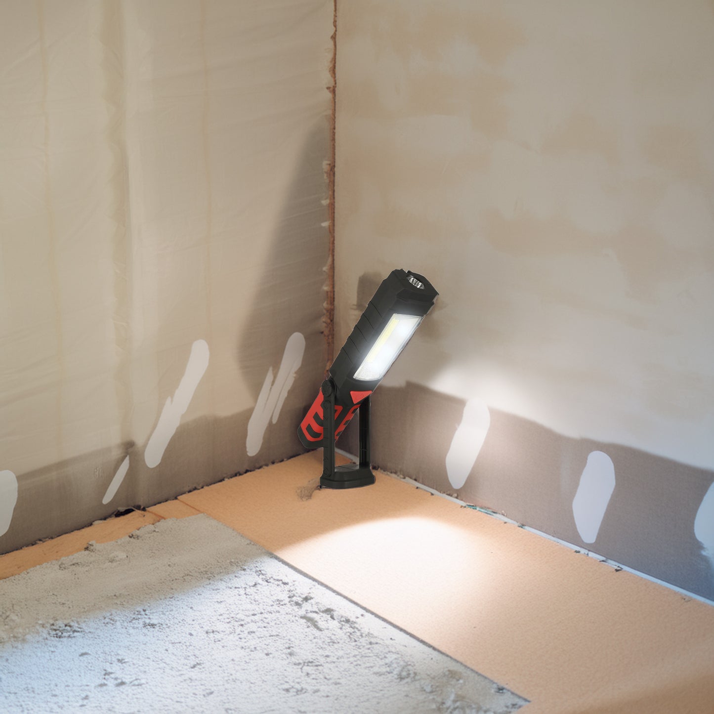 Well Home Luz De Trabajo Mazorca Con Múltiples Funciones Y Batería Recargable - Luz Led Con Imán, Gancho Y Clip_3