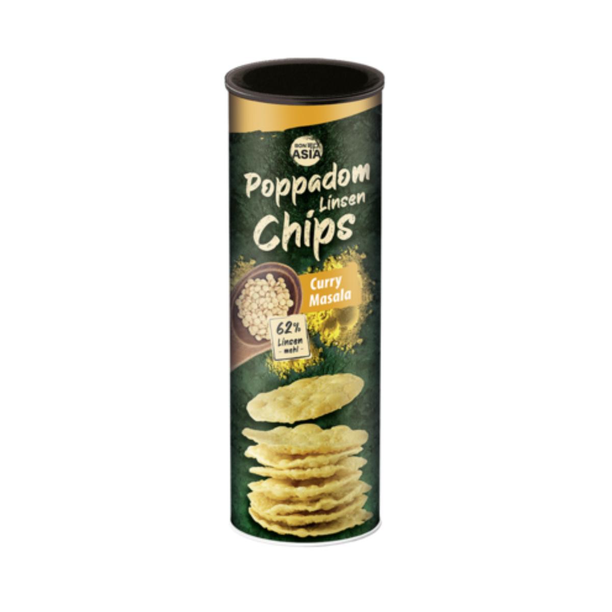 Chips de lentilhas com sabor a caril, Masala Bonasia 70g