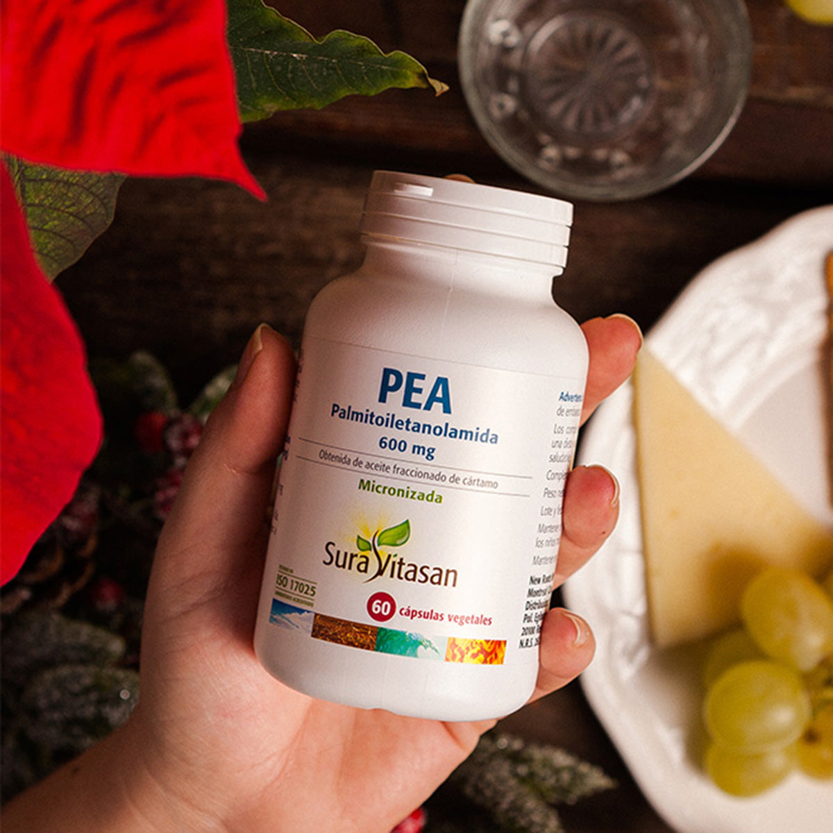 PEA Palmitoiletanolamida, Sura Vitasan, 60 cápsulas