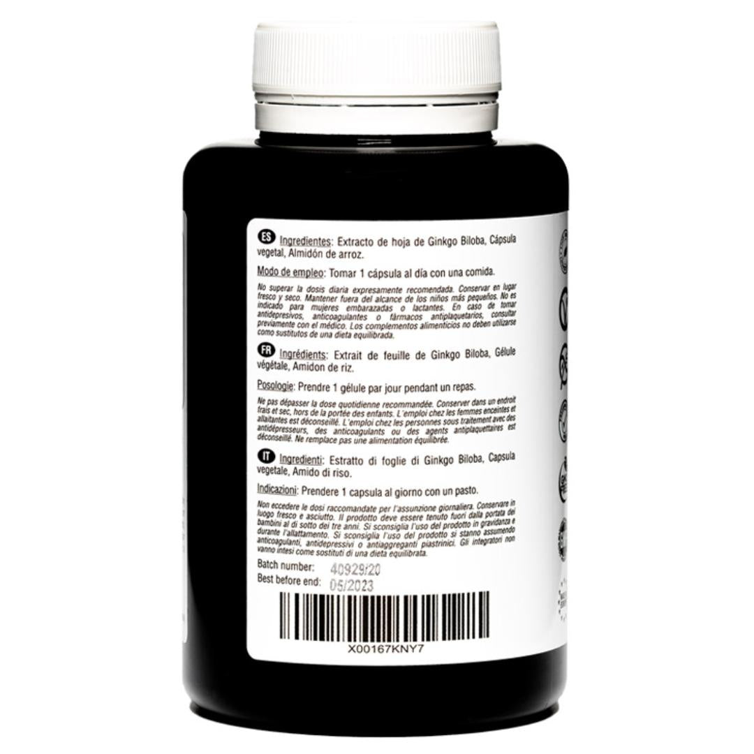Ginkgo Biloba 6000 mg Hivital 210 cápsulas vegan