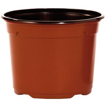 Vaso em polipropileno castanho 9 x 6,8 cm 15 unidades