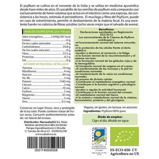 Casca de Psílio 200 g, Living Health