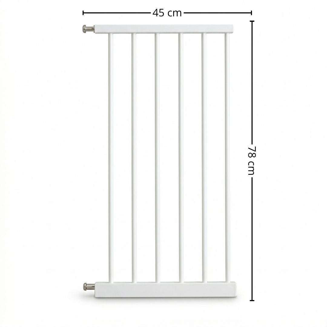 Extensión De 45 Cm Para Valla De Seguridad Infantil Y Para Mascotas, Blanco Bathby_5