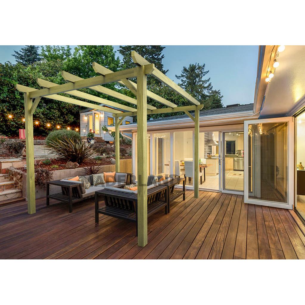 Pérgula de madeira maciça Cambados Maderland