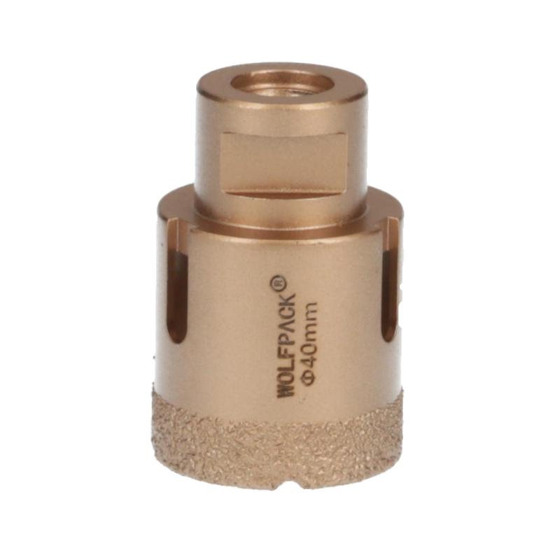 Corona Diamante Para Amoladora Ø 40 Mm. Conexión Rosca M14. Corte Seco