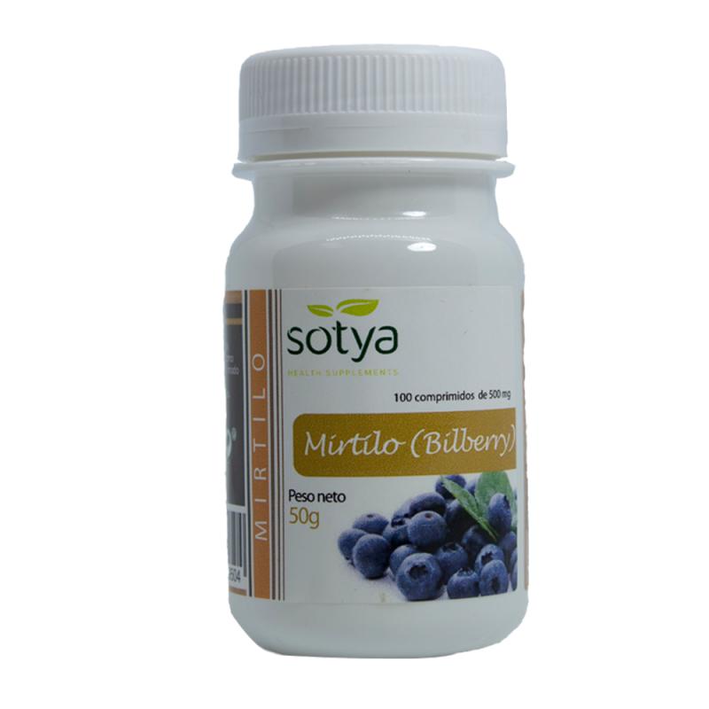 Mirtilo 500 mg Sotya, 100 comprimidos