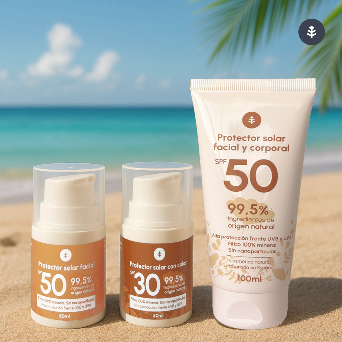 Creme Protetor Solar 100% Mineral FPS50 Planeta Huerto 100 ml