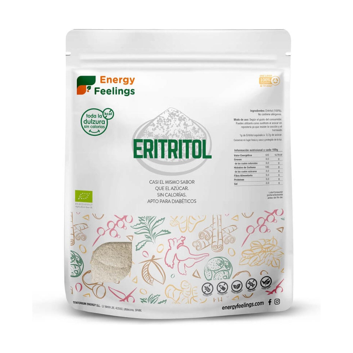 Eritritol Eco Energia sentimentos 200 g