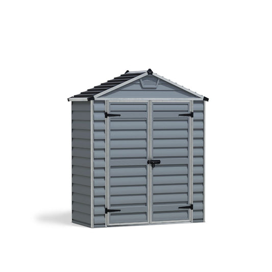 Telheiro de jardim Canopia Skylight Policarbonato 90x185x217 cm Cinza