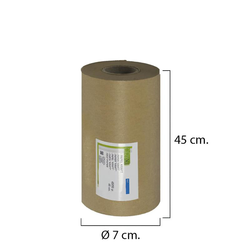 Papel Kraft 45 / 50 Gramos Rollo 45 Cm. X 45 Metros