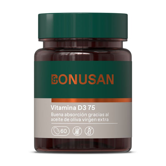 Vitamina D3 75 Bonusan 60 pérolas