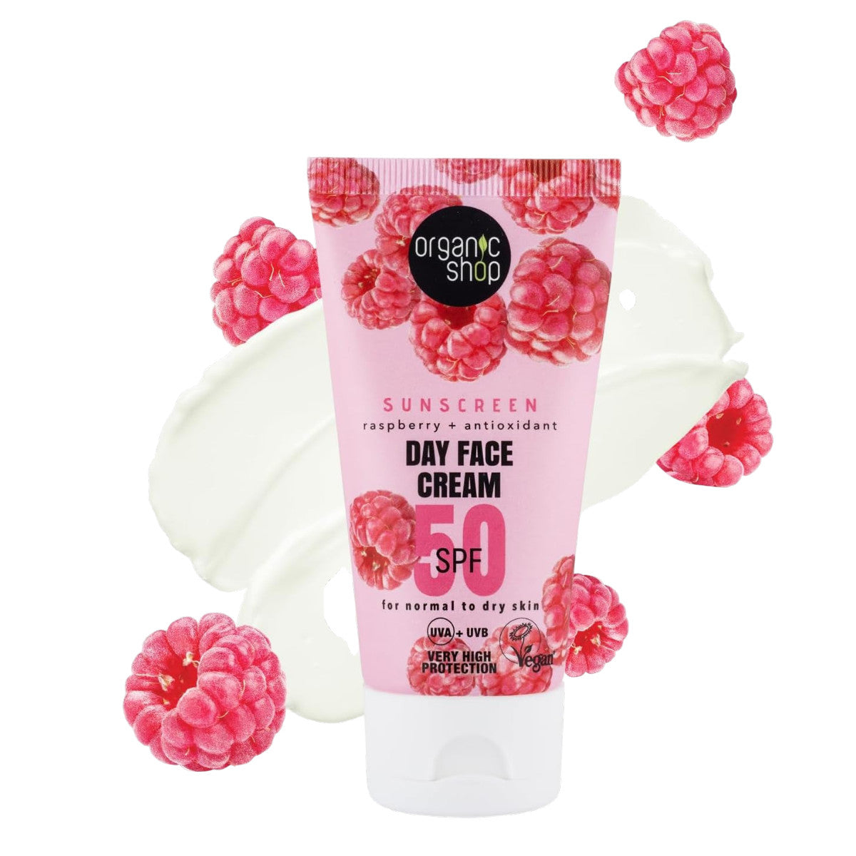 Pack Ahorro Crema Facial & Loción Corporal SPF50 Organic Shop 100 + 100 ml