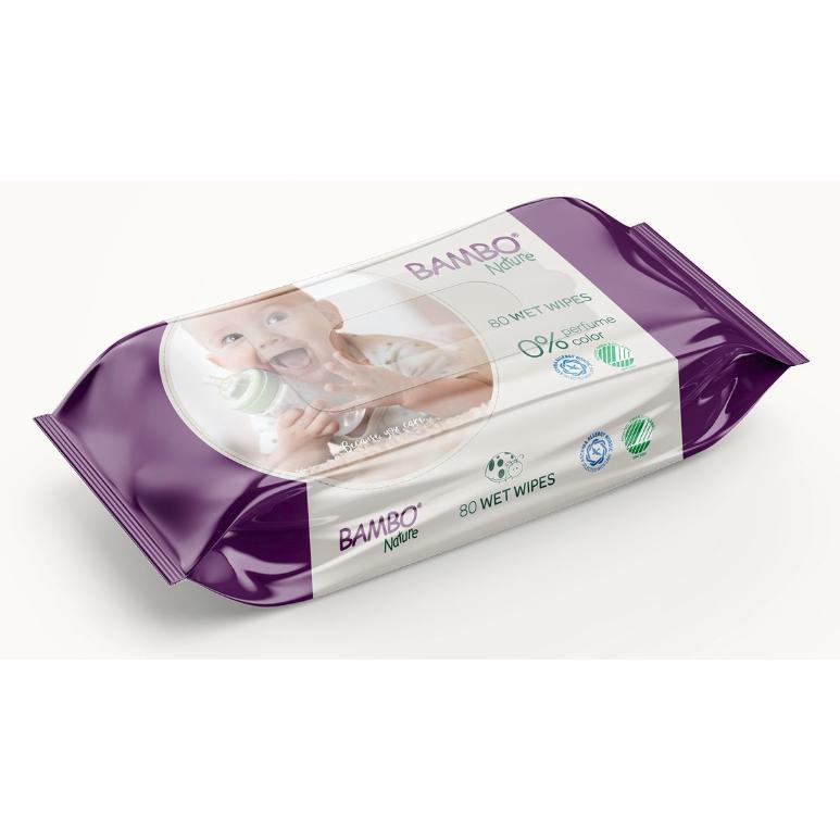 Toalhitas Bambo Nature 80 unidades