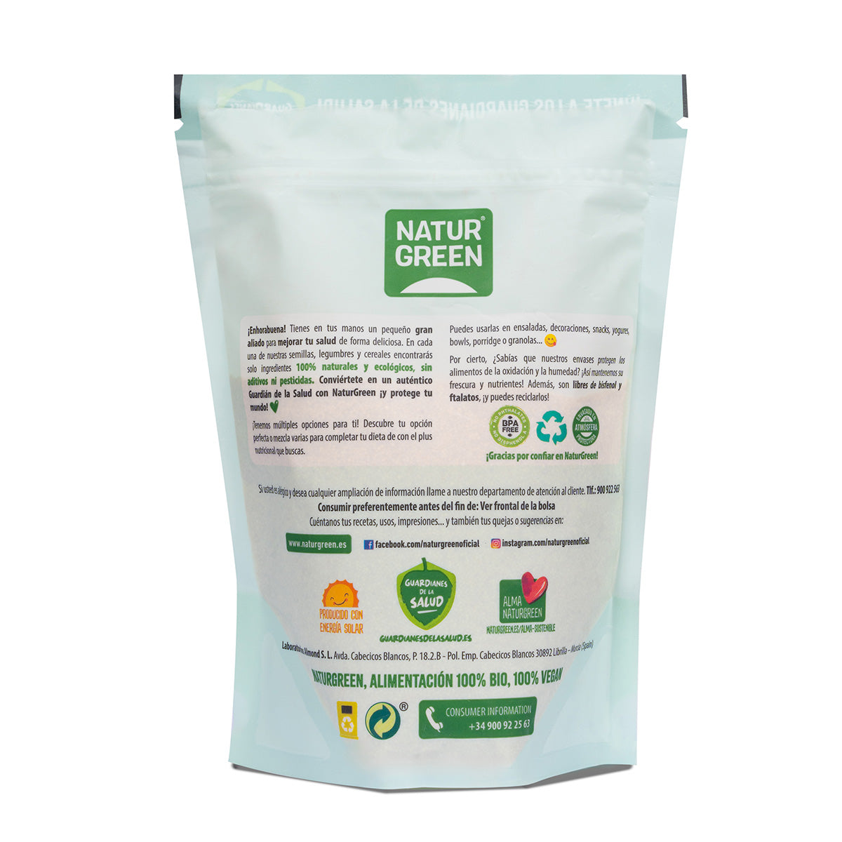 Chufas descascadas BIO sem glúten NaturGreen 200g