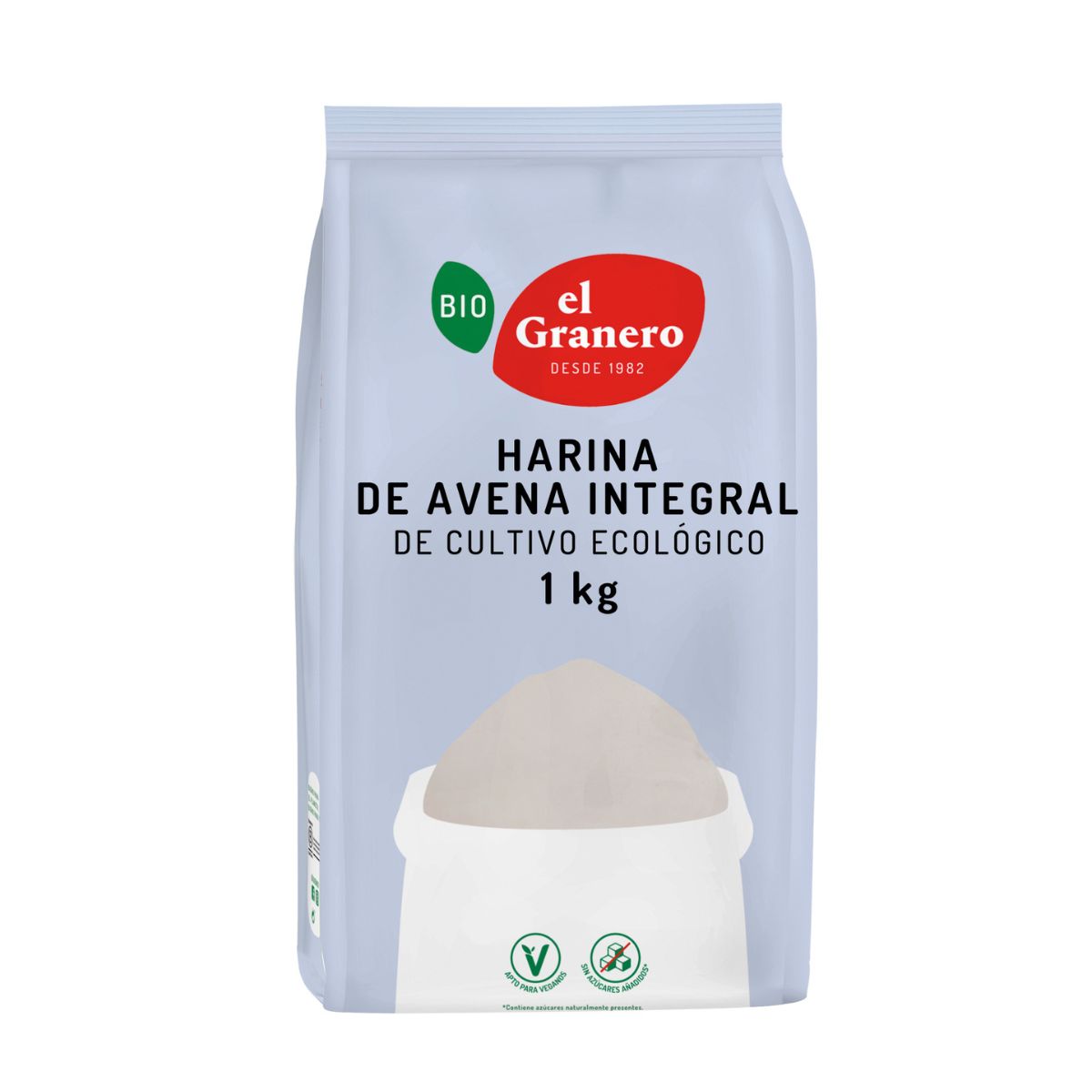 Farinha de Aveia Integral Biológica El Granero 1 Kg