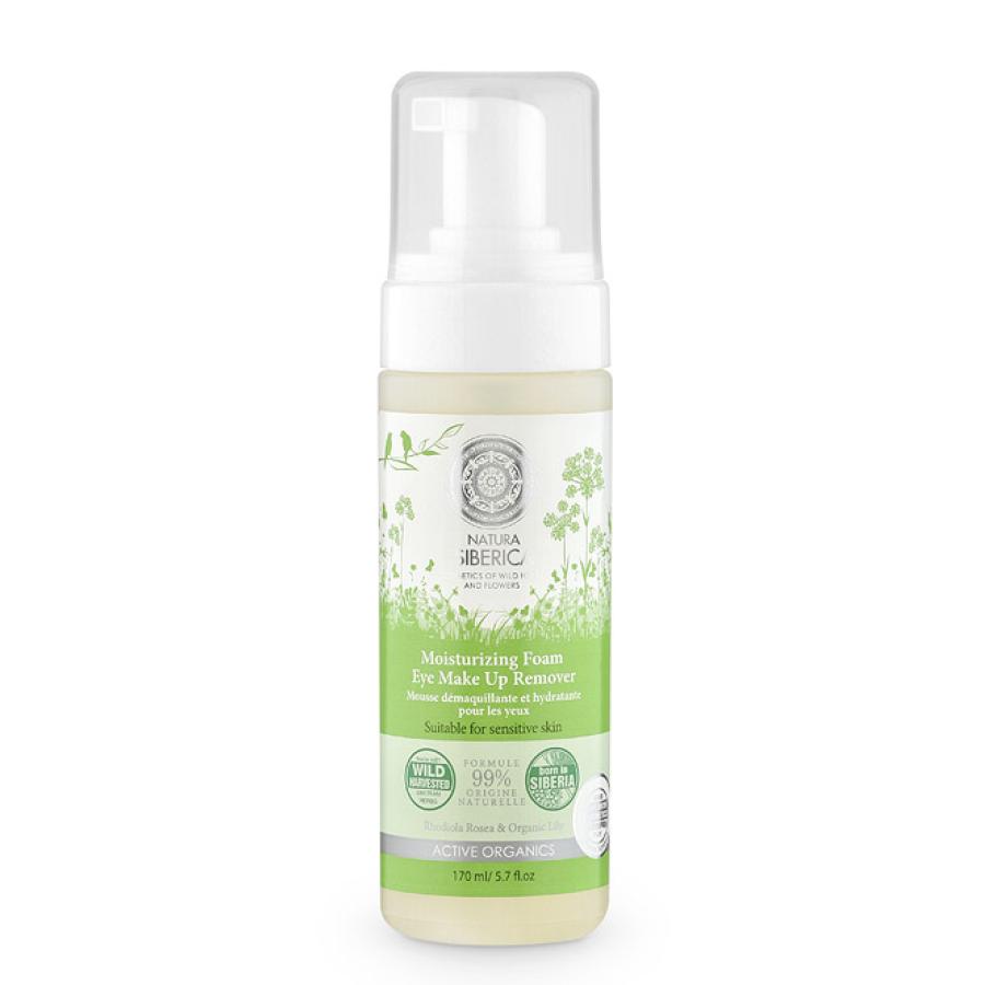 Natura Sibérica Espuma Desmaquilhante Pele Sensível e Contorno dos Olhos, 150 ml