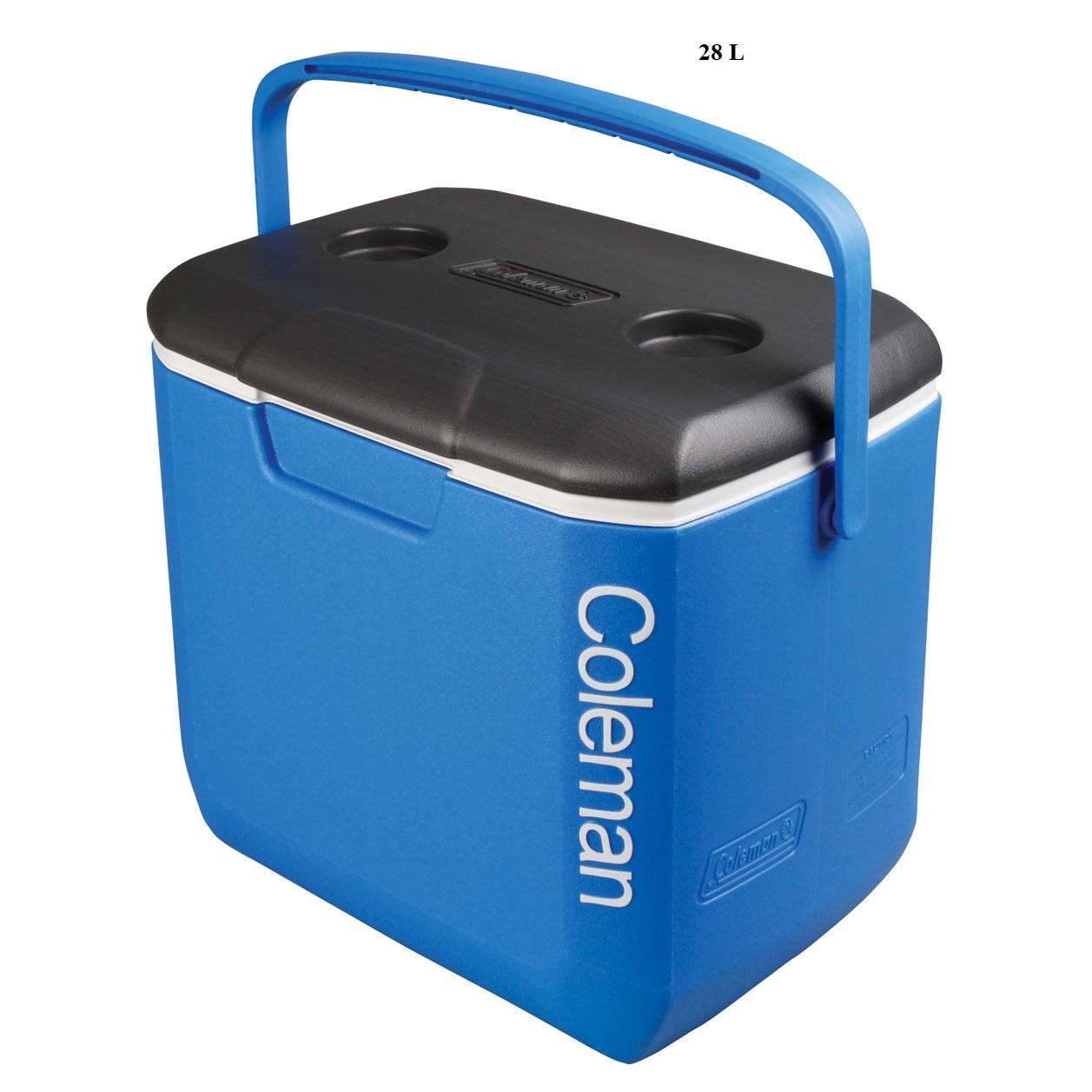Cooler rígido azul e branco Coleman
