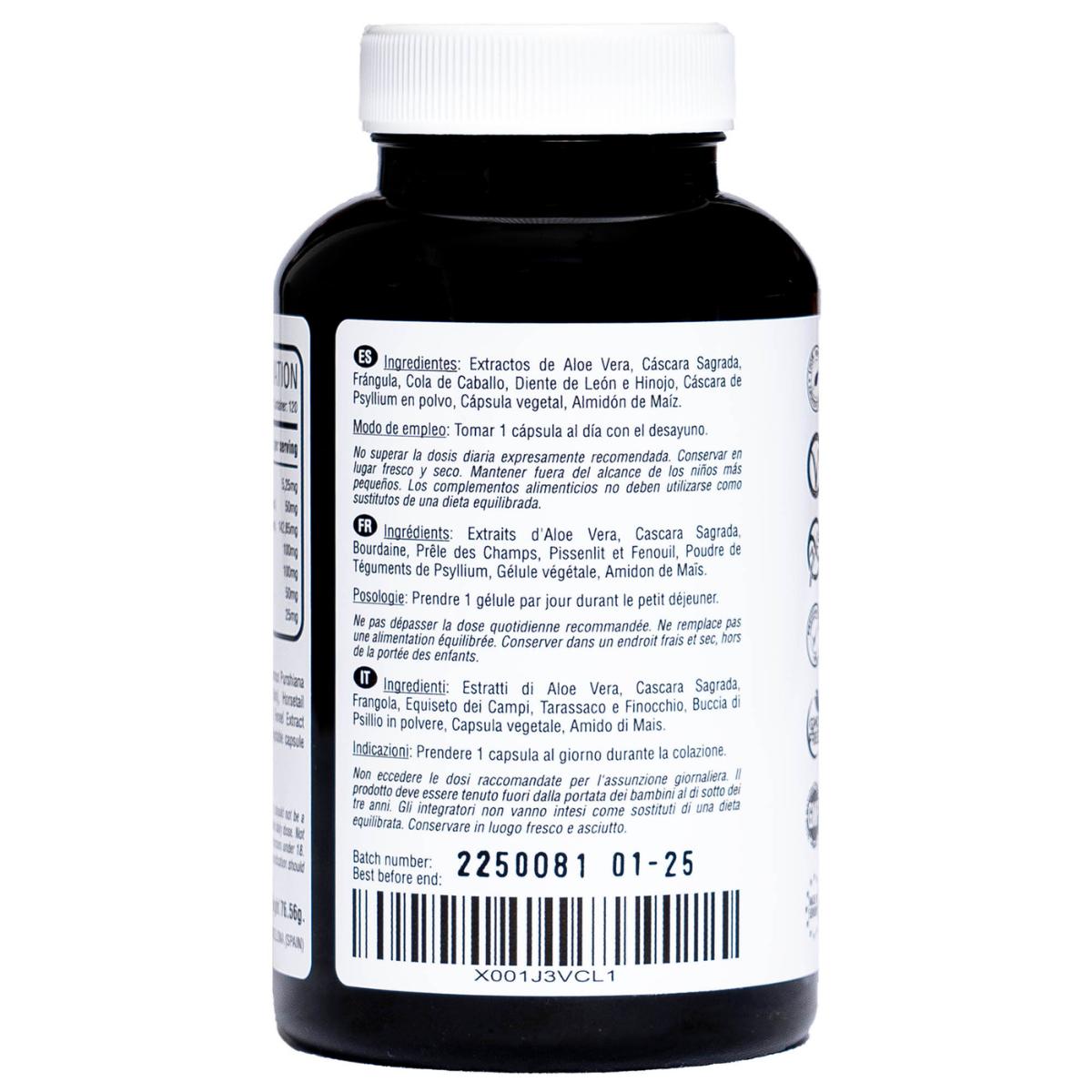 Desintoxicação de aloé vera 120 cápsulas vegan Hivital