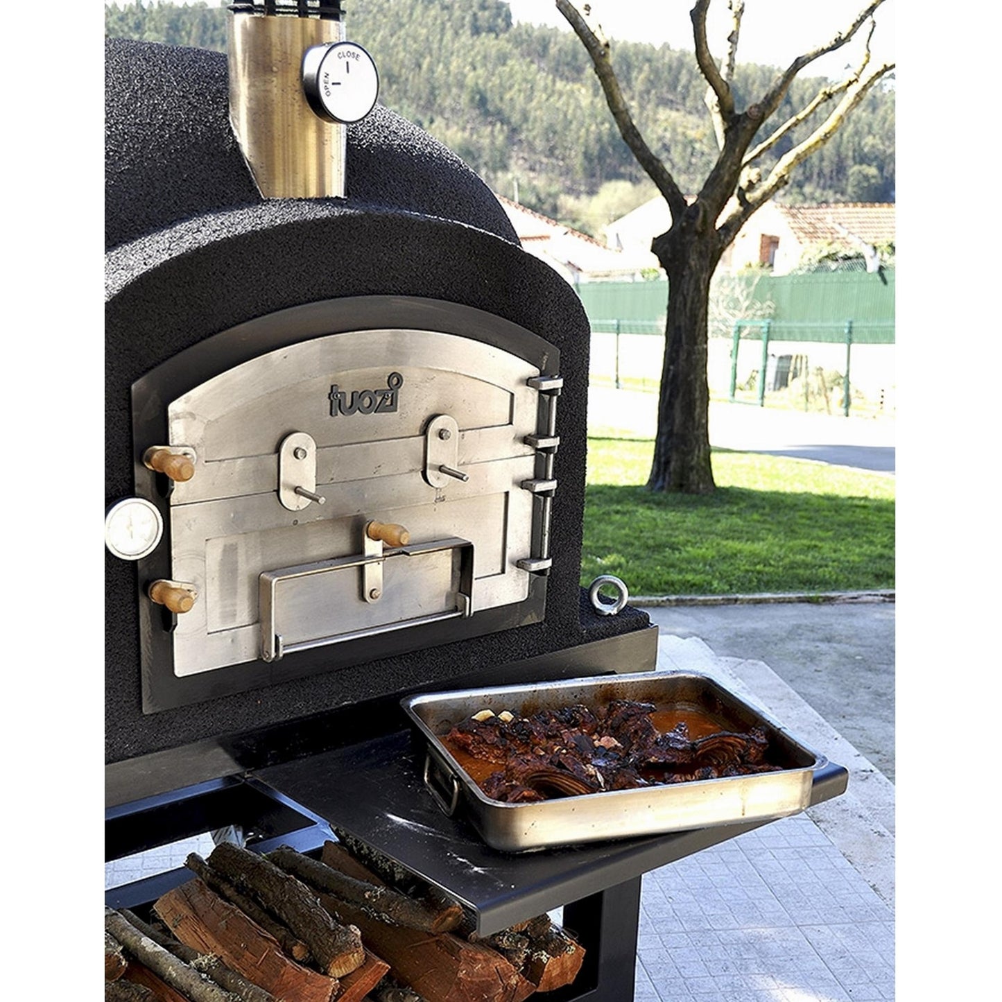 Forno Kitaway com base em metal Tuozi