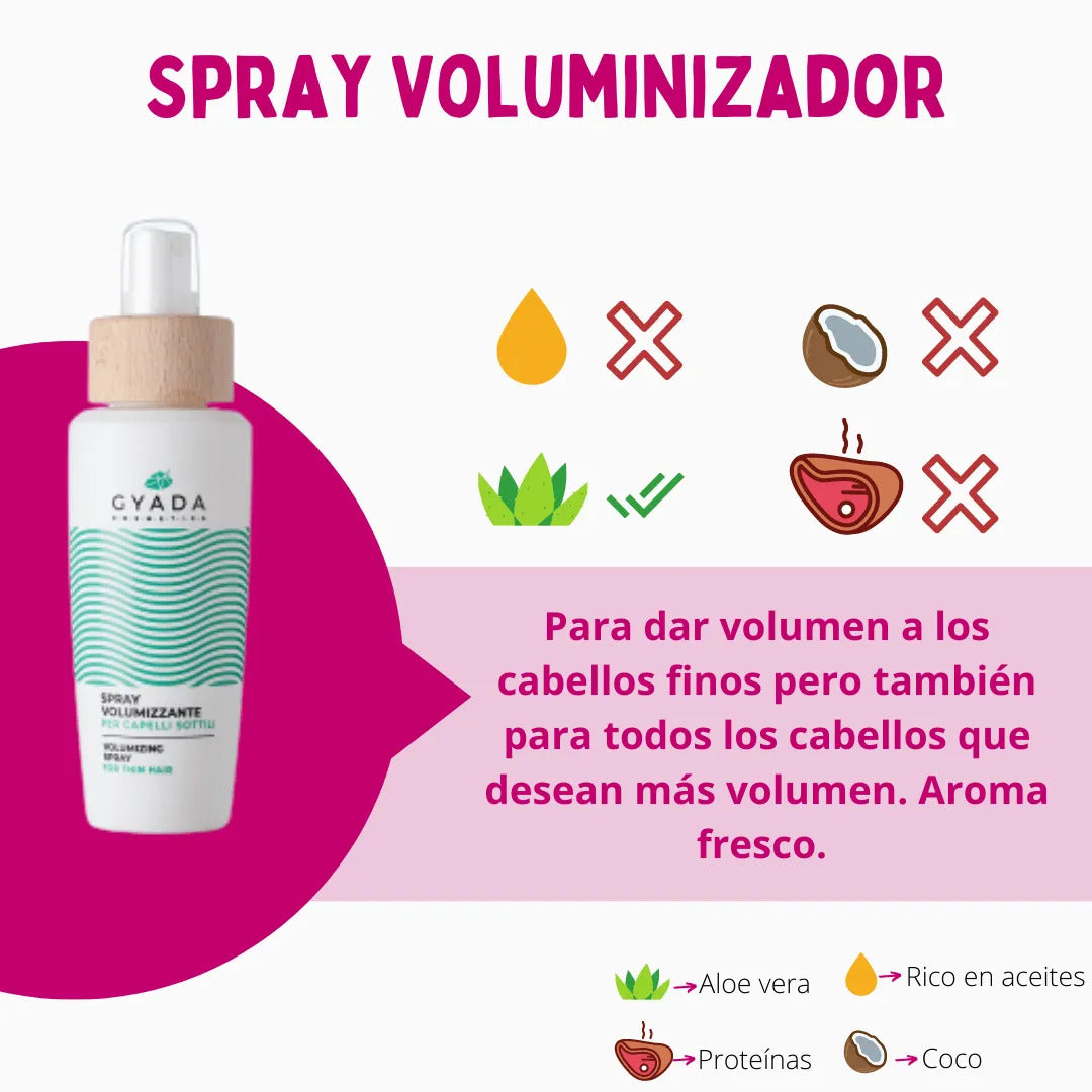 Spray Leave-in Voluminizador Gyada Cabello Color Vibes 125ml_1