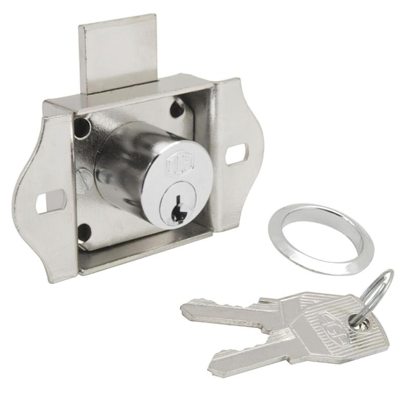 Cerradura Mueble Para Cajon 101/18 Mm. Laton_0
