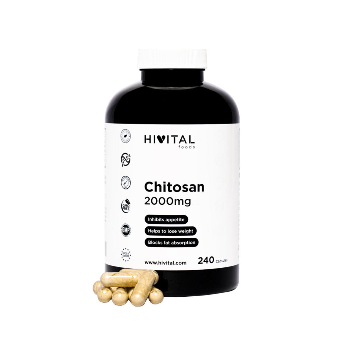 Hivital Quitosana 240 cápsulas