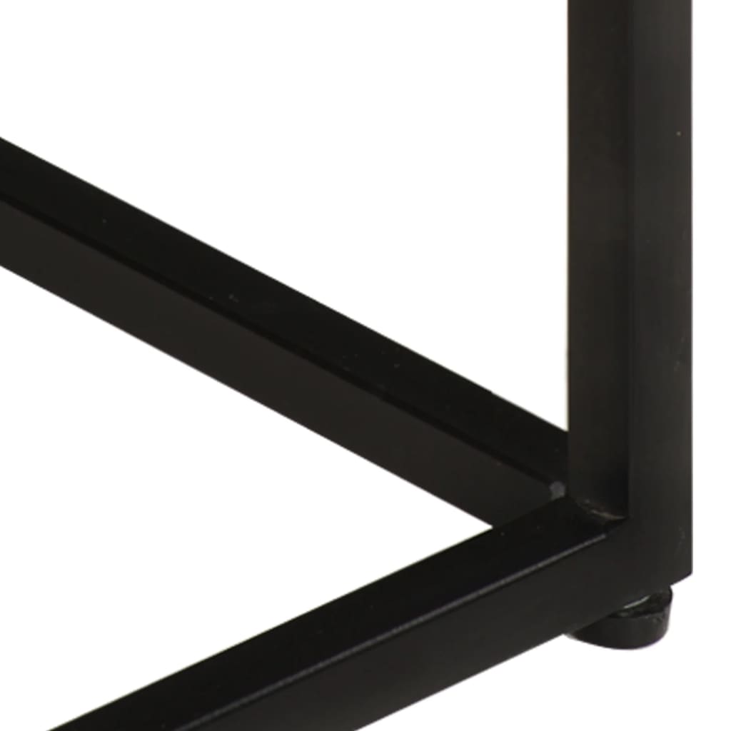 Mesita De Noche De Madera Maciza Reciclada 40x30x50 Cm_4