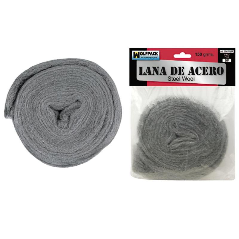 Lana De Acero 150 Gr. 0 Fino_0
