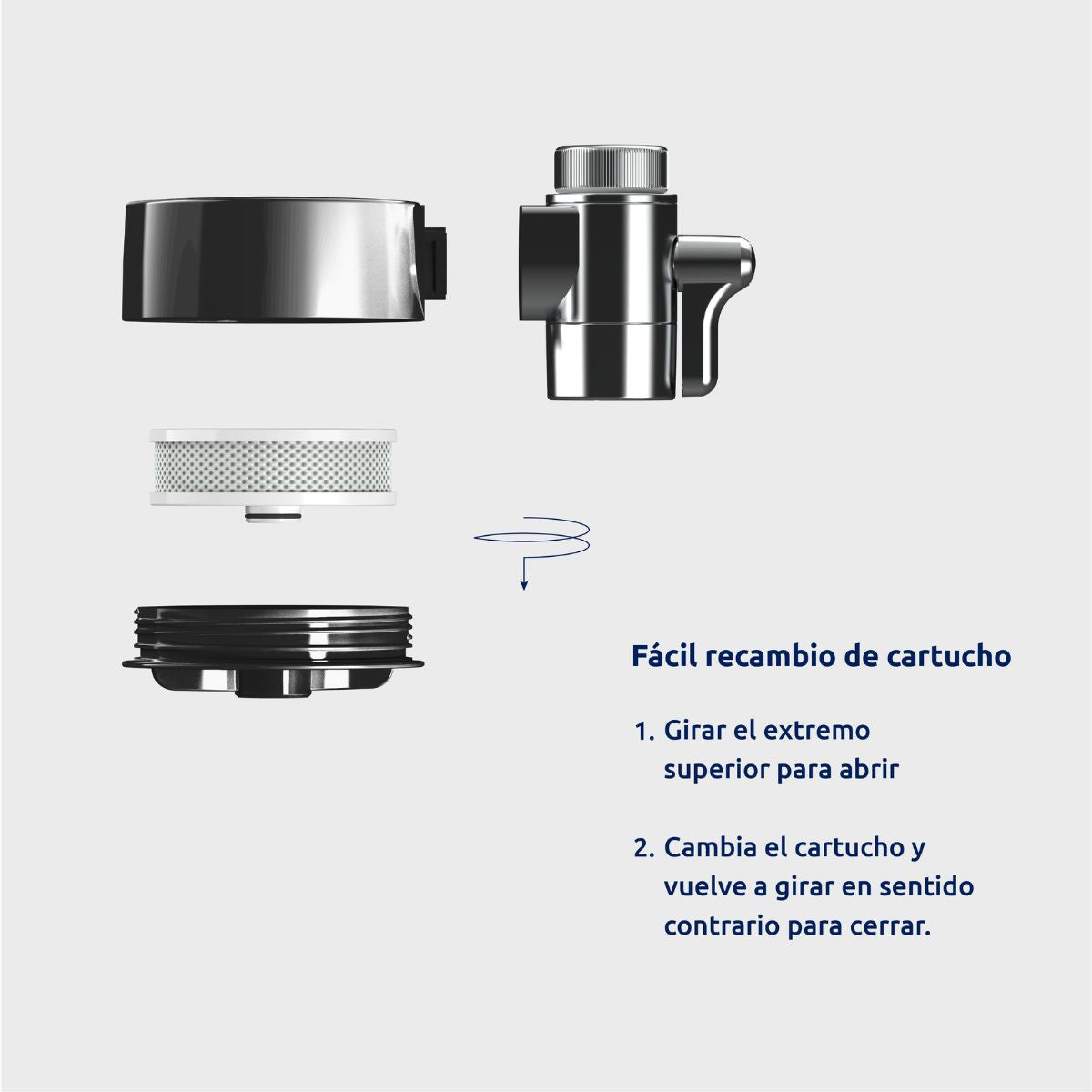 Embalagem de 6 cartuchos de filtro de água da torneira EcoPro Compact