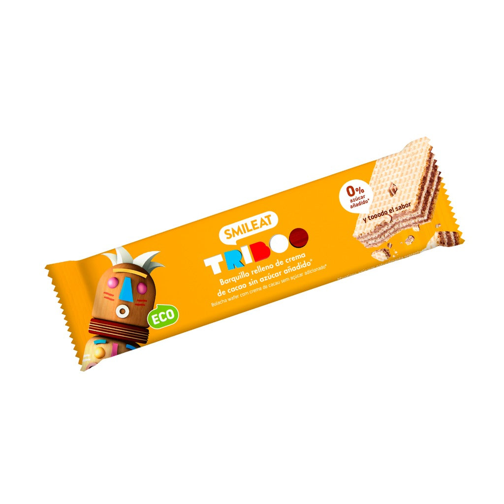 Pack 20x Barrinhas de wafer recheadas 30 g ECO Smileat
