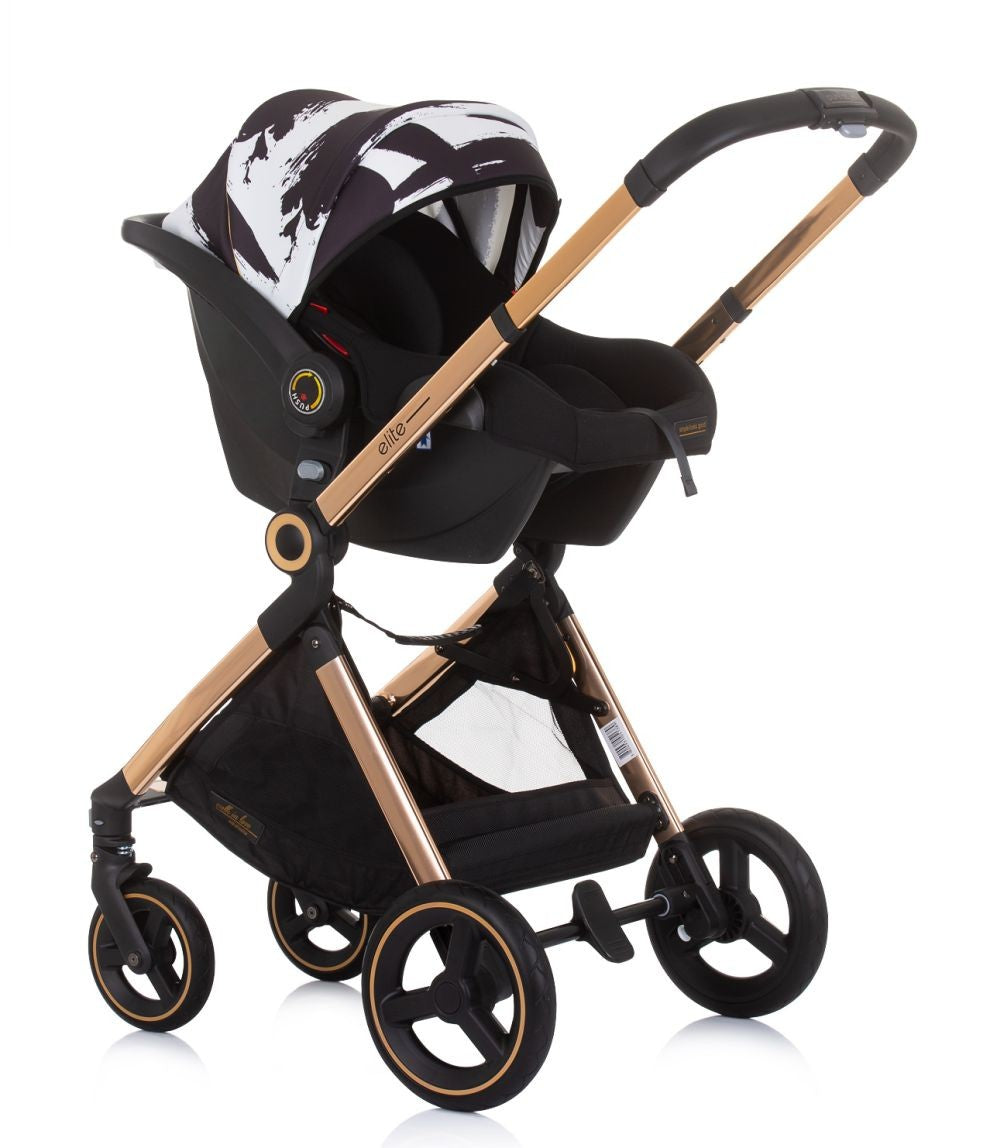 Carrito De Bebé Trío Elite Hasta 22 Kg Black/white_4