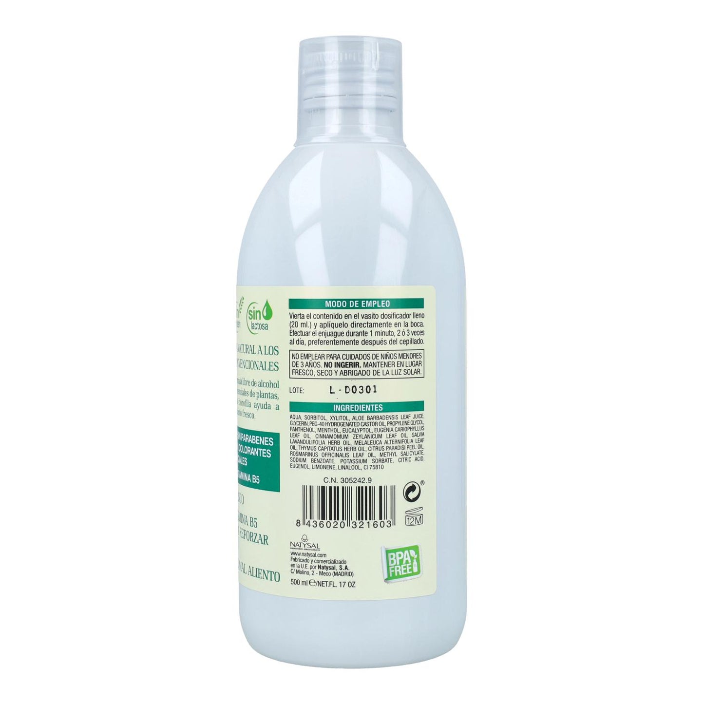 Colutório Herbal Nature Natysal 500ml