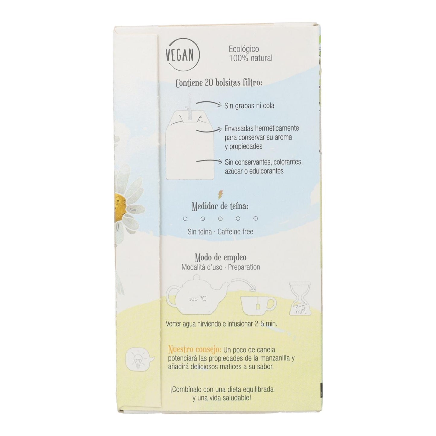 Camomila Bio 20 Filtros Santiveri