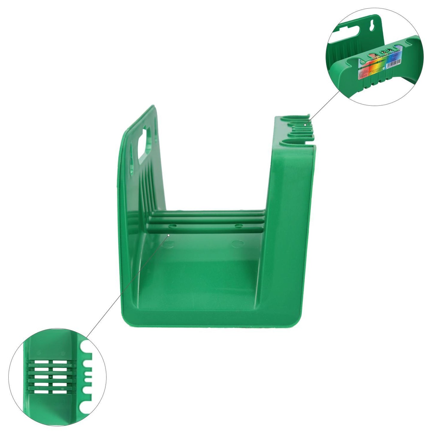 Soporte Para Mangueras De Jardín. Fijación A La Pared. Realizado En Plastico_3