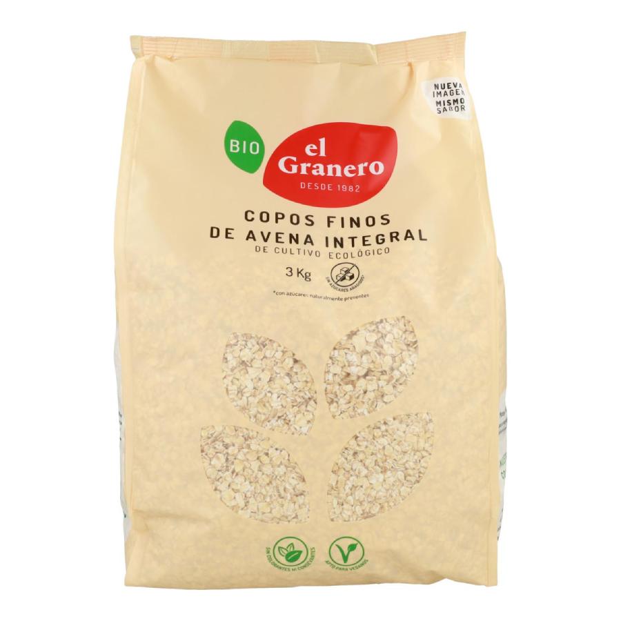 Flocos de Aveia Integrais Biológicos da El Granero