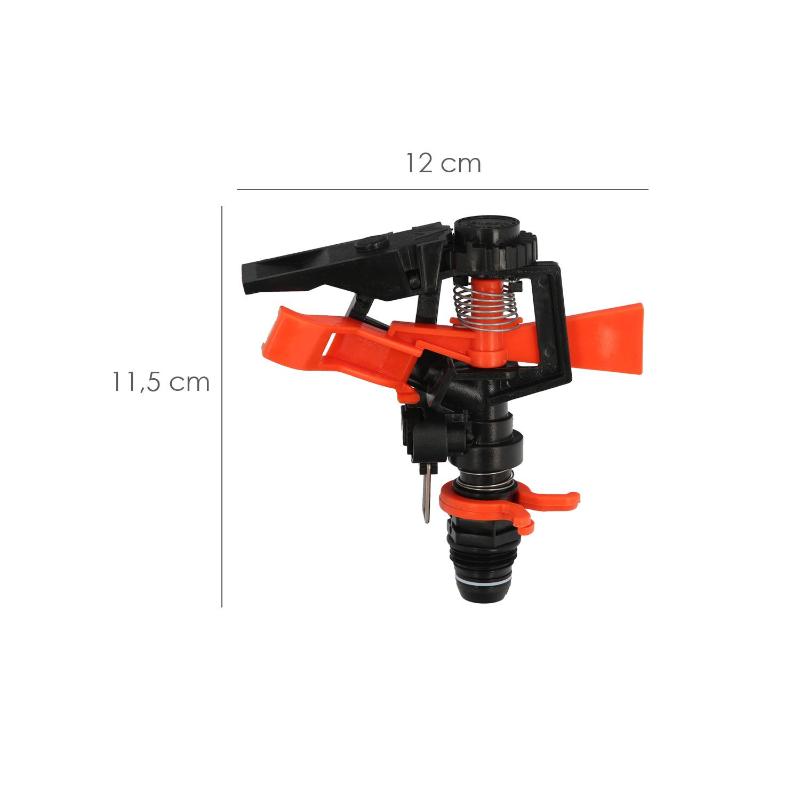 Aspersor Riego Regulable Sectorial Plastico Toma 1/2 Fabricado En Plastico, Riego De Jardines / Cesped_1