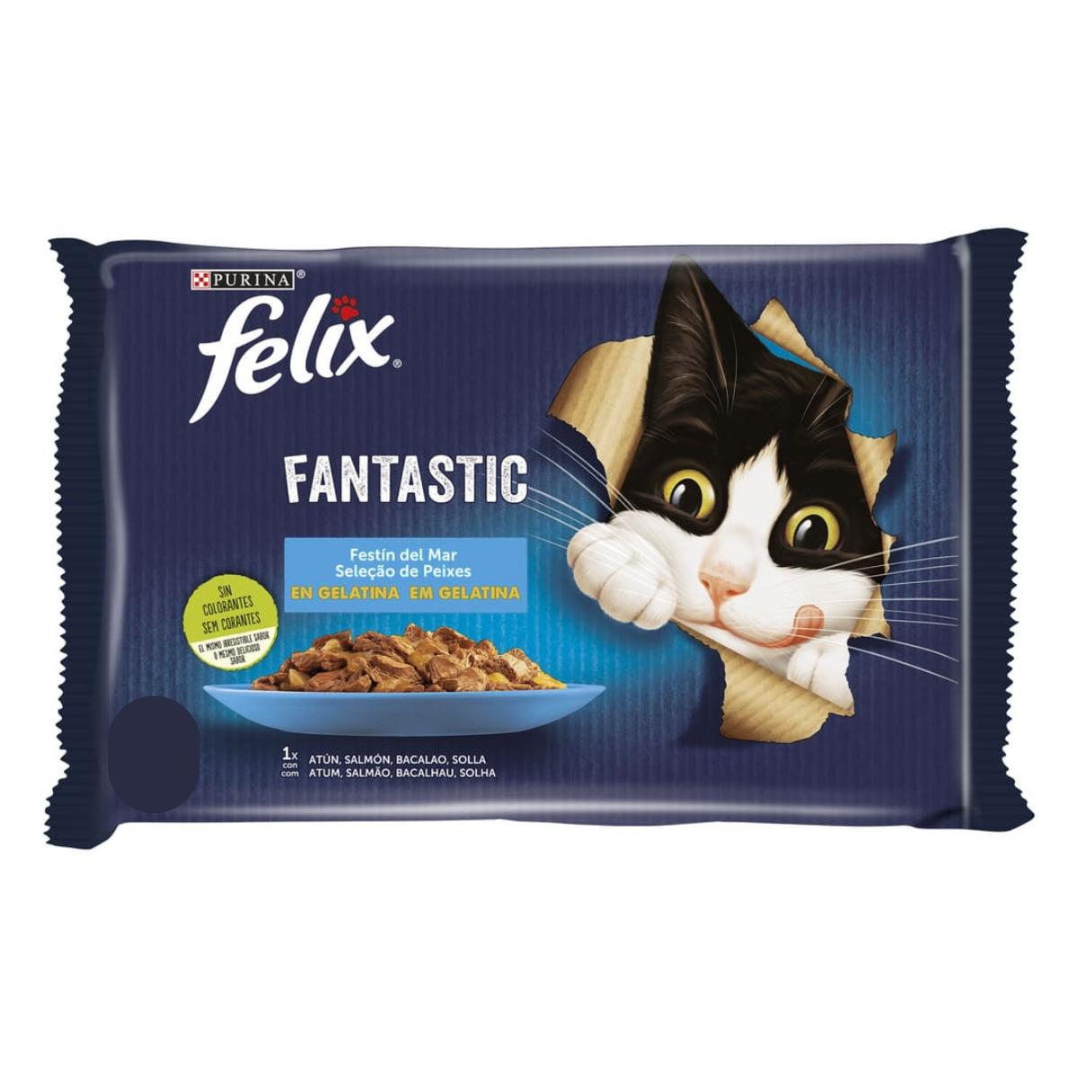 FELIX Fantastic Sea Feast em Gelatina 12 x 85 g