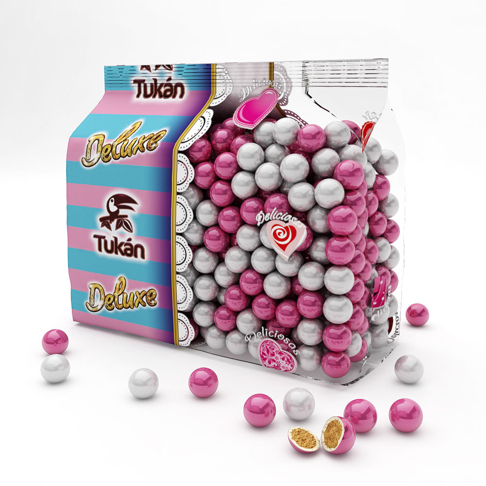 Mini Chococranch Blancas Deluxe Rosa + Perla 450g_0