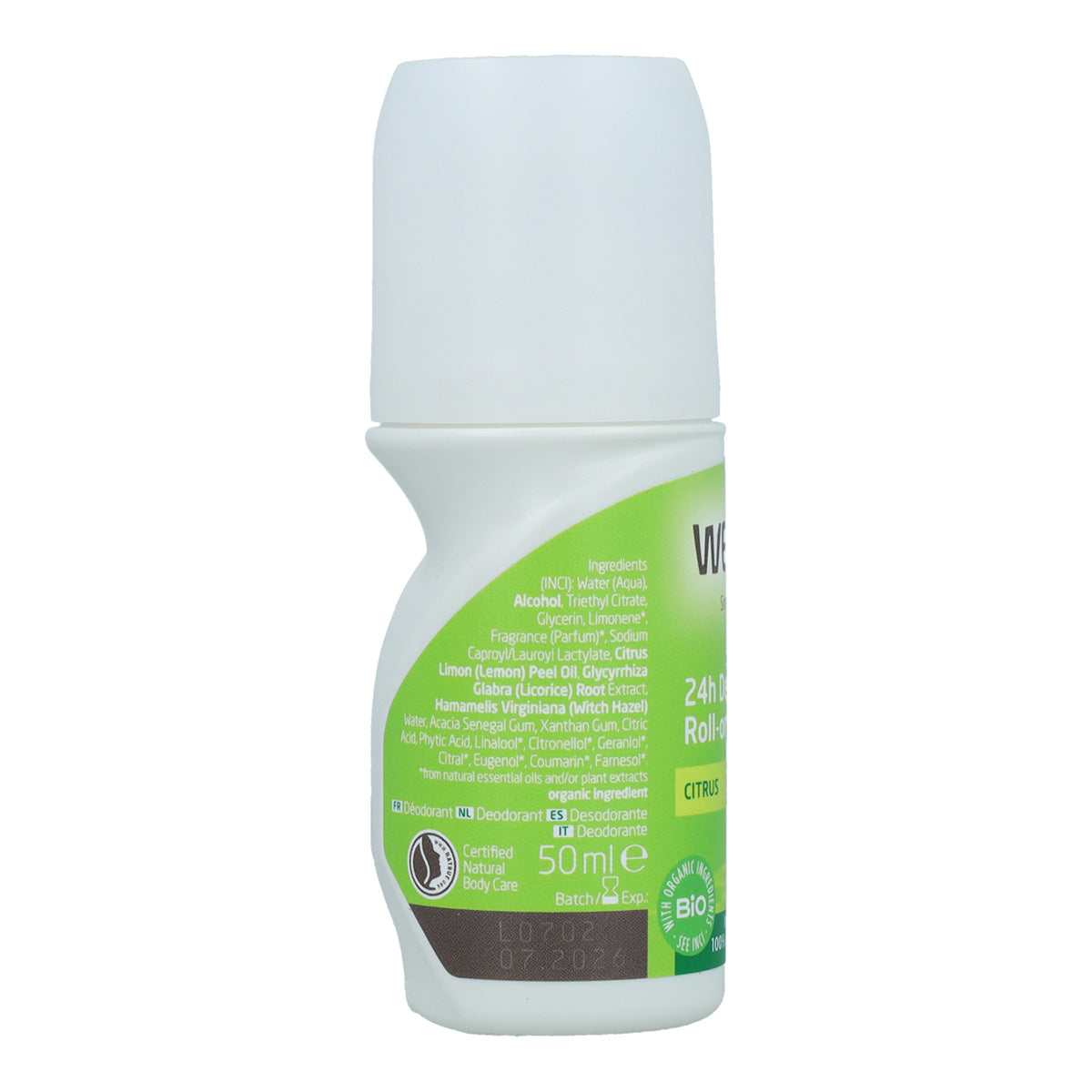 Desodorizante Roll-On Citrus Weleda 50 ml