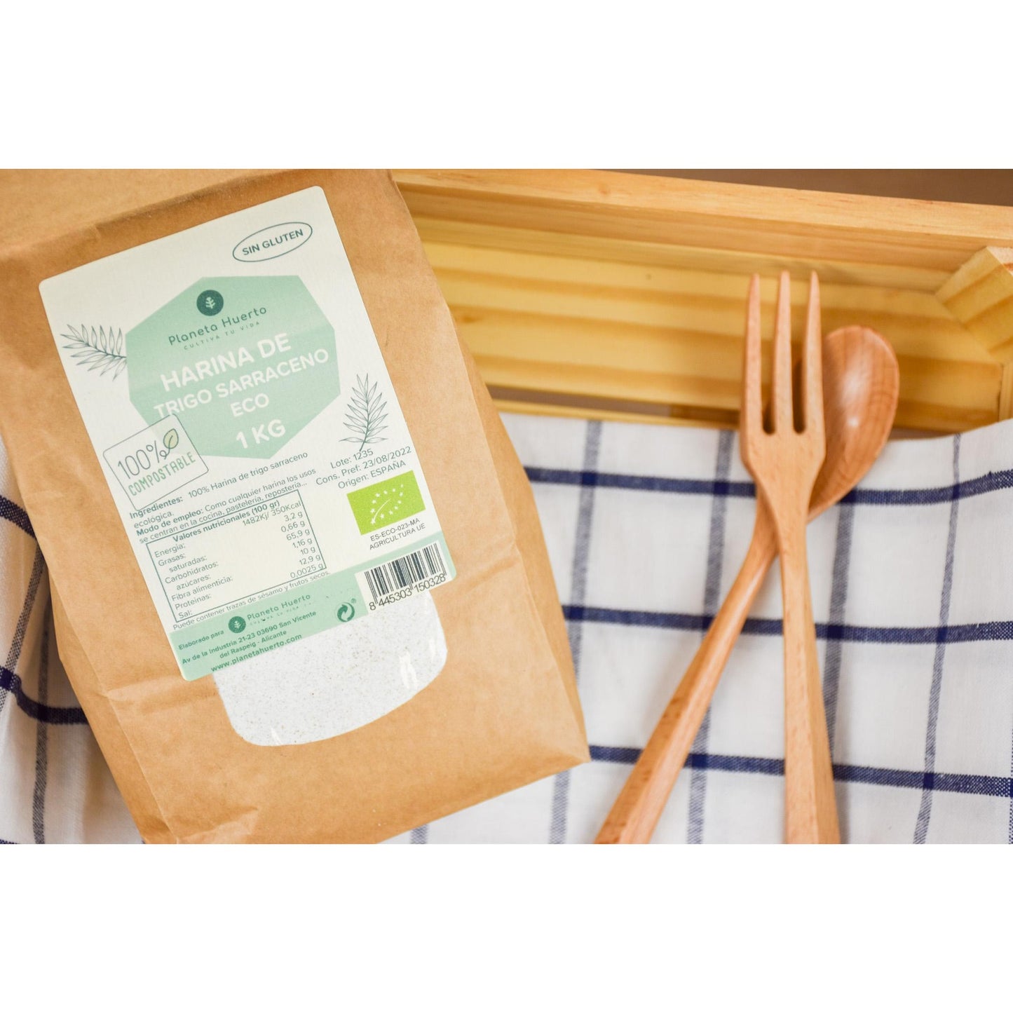 Farinha de Trigo Sarraceno Sem Glúten ECO Planeta Huerto 500g