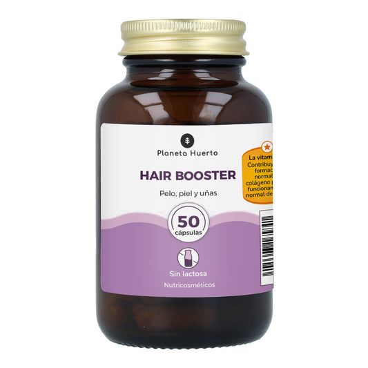 Hair Booster para cabelo, pele e unhas Planeta Huerto 50 cápsulas