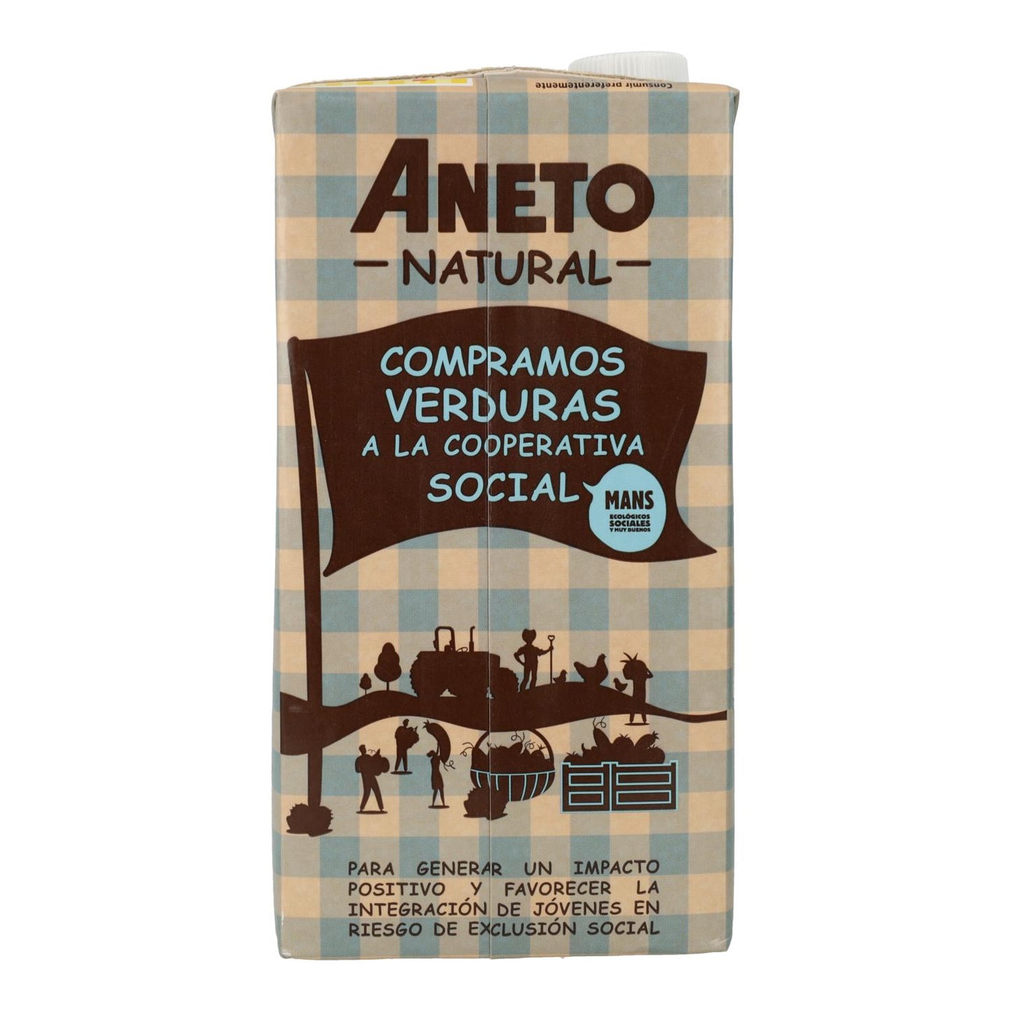 Caldo de Peixe Natural Aneto 1L com Legumes