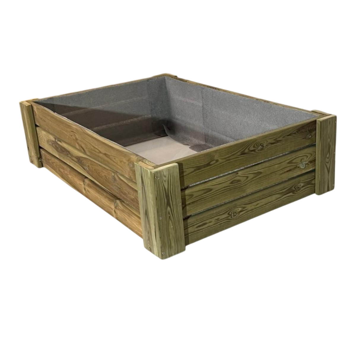 Cajón De Cultivo Solana. Altura De 30 Cm. Sin Base. Vidahuerto 120x100x30 Cm.