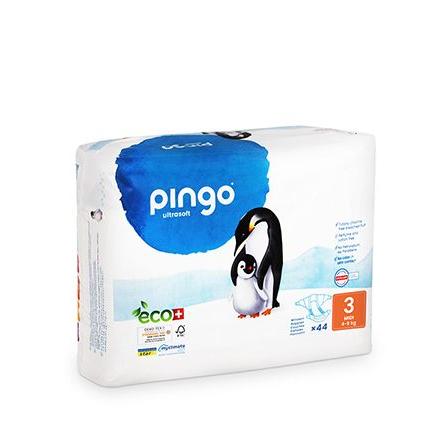 Fraldas T3 (4-9kg) Pingo 44 Unidades