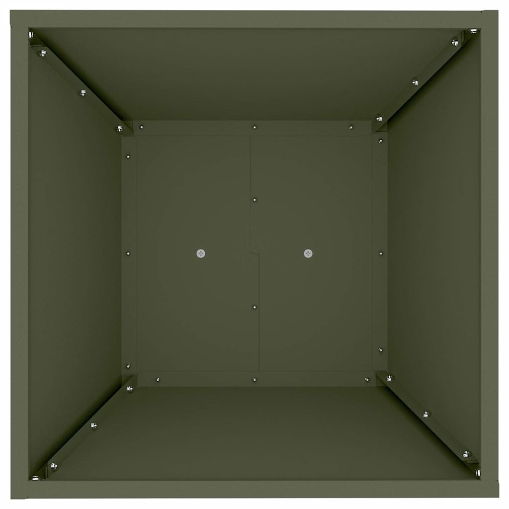 Maceta Pilar Verde Oliva 40 X 40 X 100 Cm_5