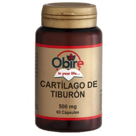 Cartilagem de tubarão 500 mg Obire, 60 cápsulas