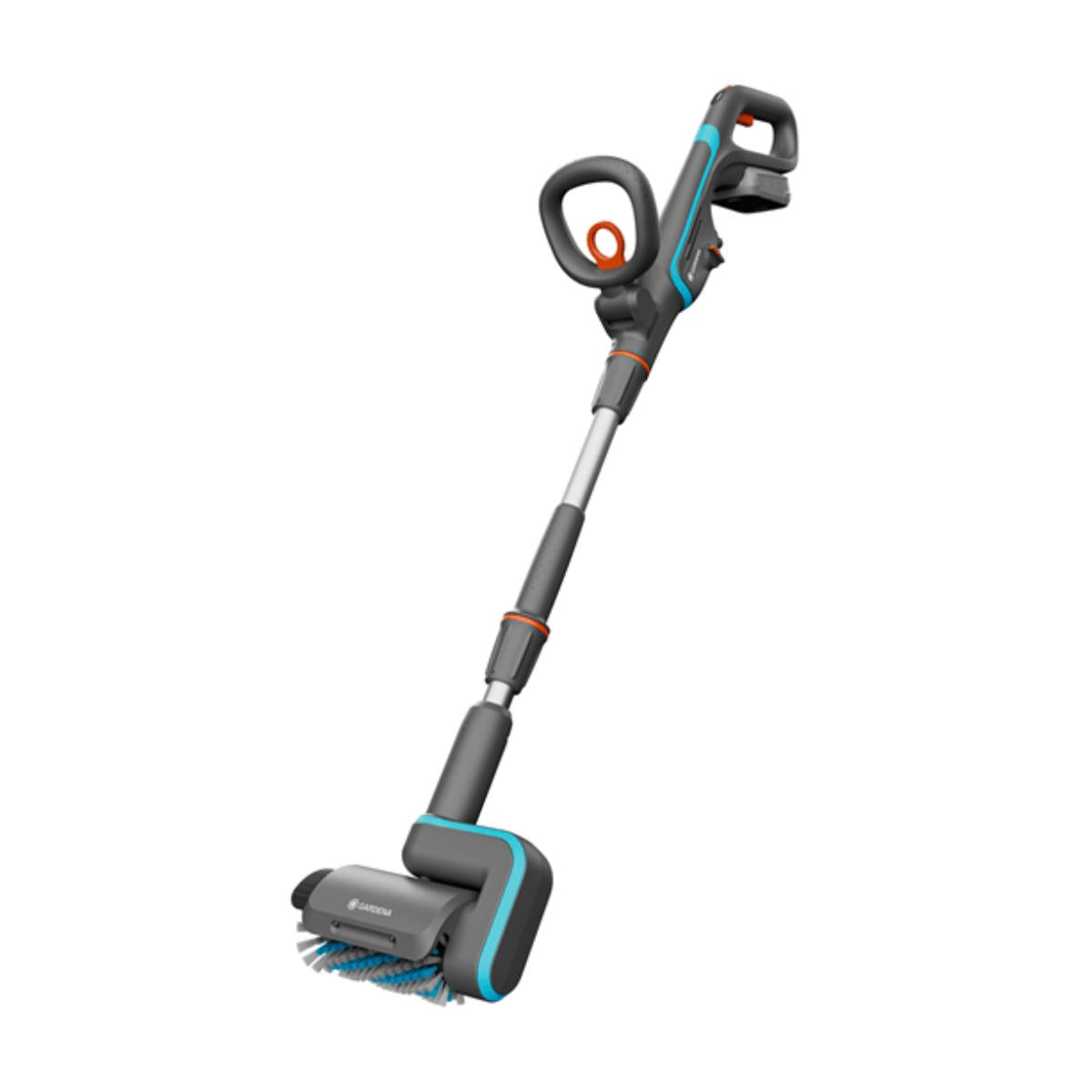 Conjunto de aspirador Gardena AquaBrush Patio 03/18 V P4A com bateria