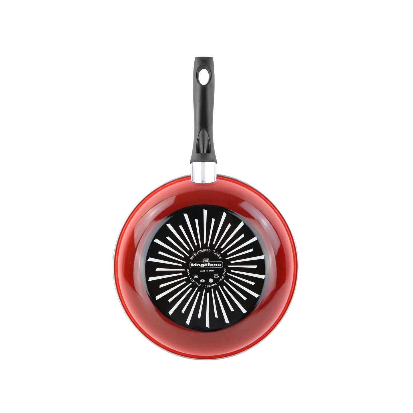 Sartén 'sr' Ø28cm Acero Esmaltado Rojo Magefesa_5